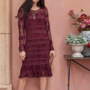 Sundance Lace Overlay Dress